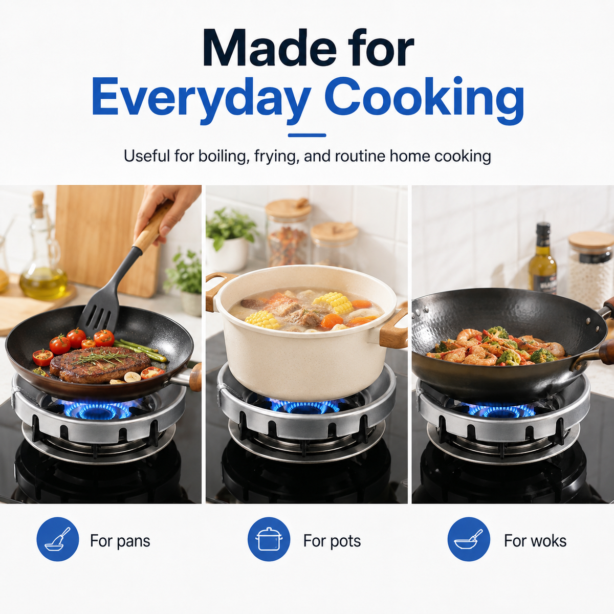 Gas Saver Burner Stand Pack Of 2 🔥 (Buy 1 Get 1 FREE)🔥
