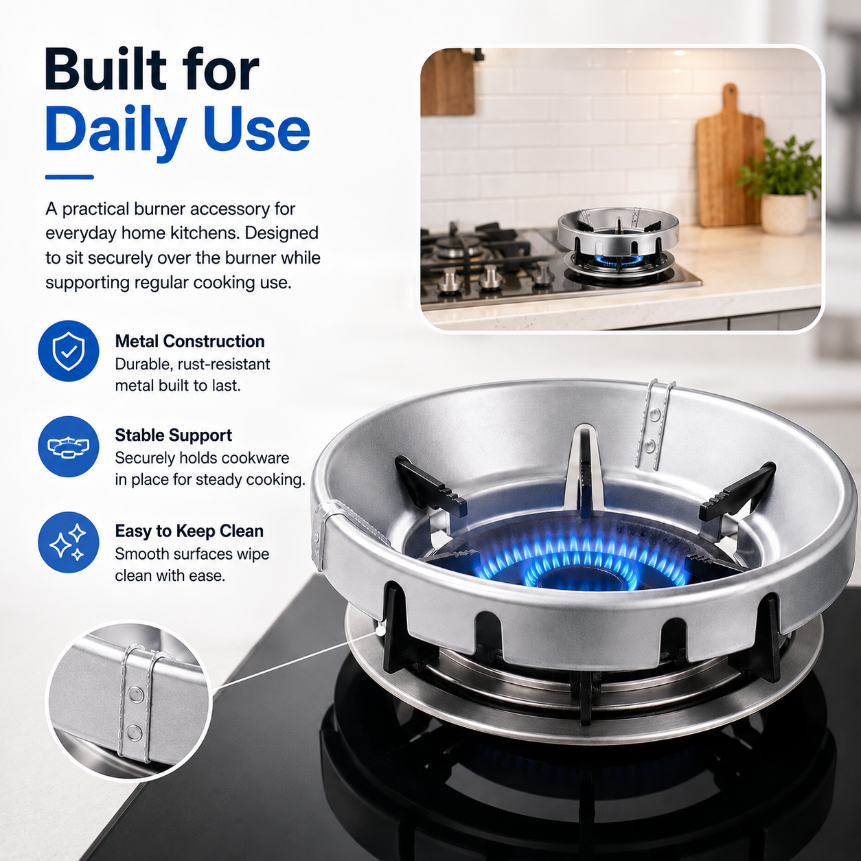 Gas Saver Burner Stand Pack Of 2 🔥 (Buy 1 Get 1 FREE)🔥