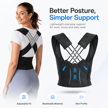 Premium Posture Corrector Shoulder Belt – Unisex