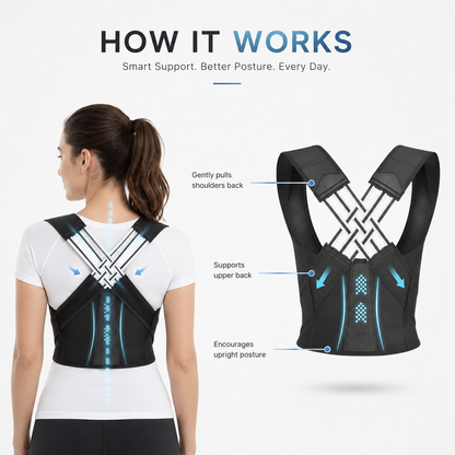 Premium Posture Corrector Shoulder Belt – Unisex