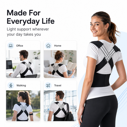 Premium Posture Corrector Shoulder Belt – Unisex