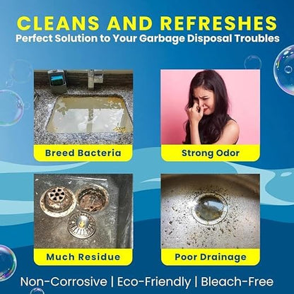 Foaming LemonBlast Yellow Bubble Tablets for Deep Cleaning(24 pcs)